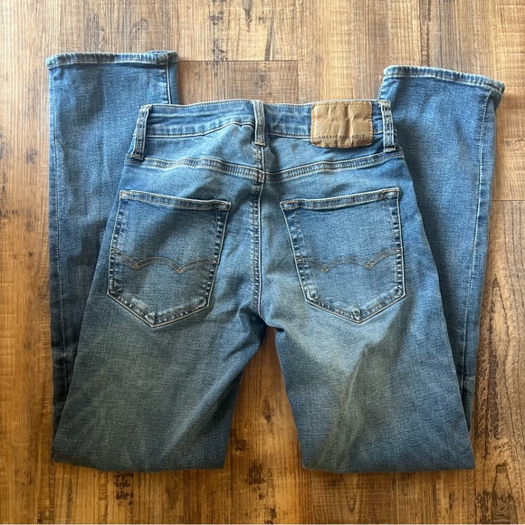 American Eagle Men’s Original Straight Next Level Flex Md Wash Jeans Size 26x30 - Picture 8 of 8